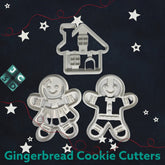 Christmas Cookie Cutters / Gingerbread Cookie Cutters / Gingerbread Man